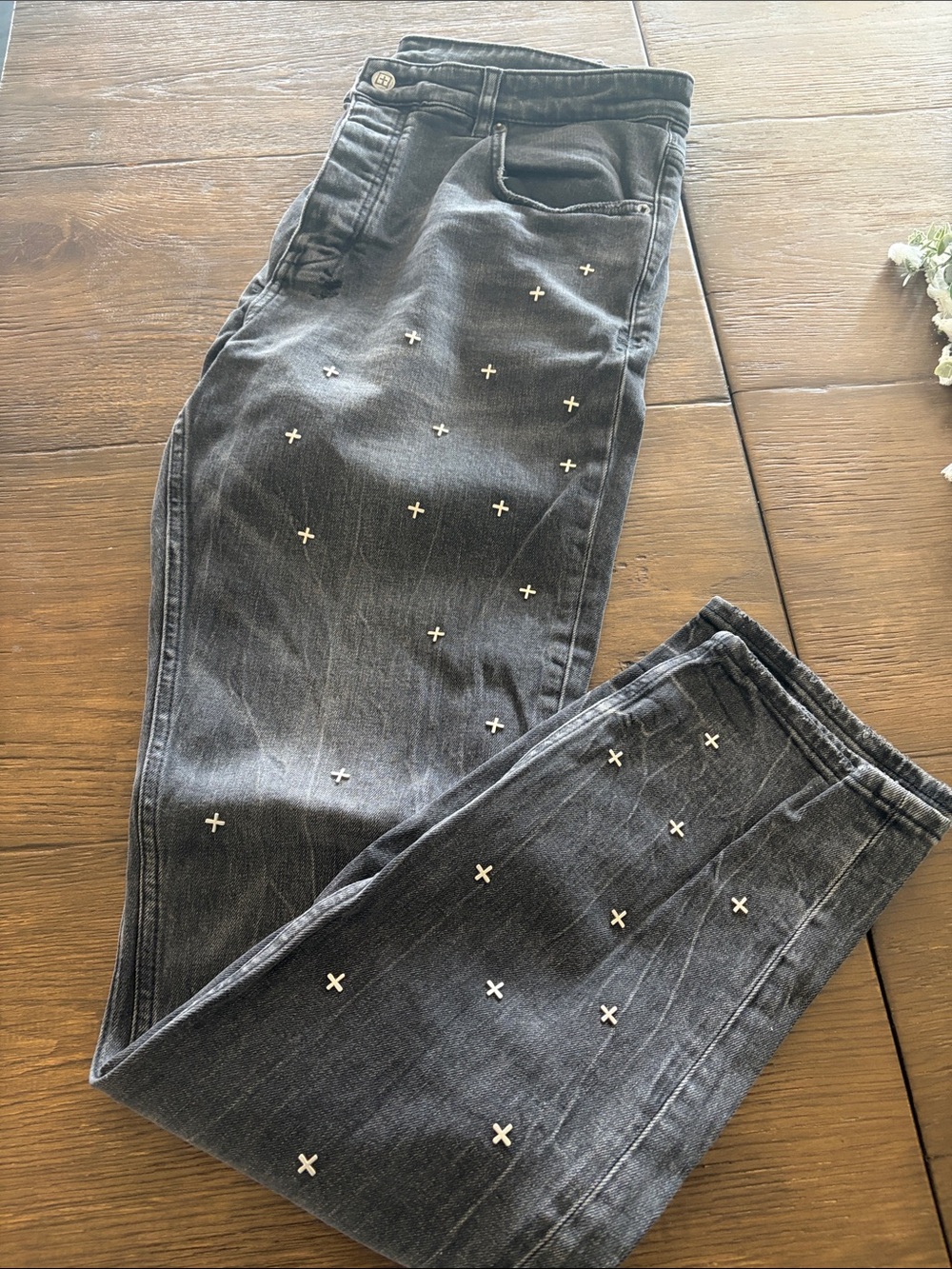 Ksubi Chitch Backstage Black Metalik slim denim jeans